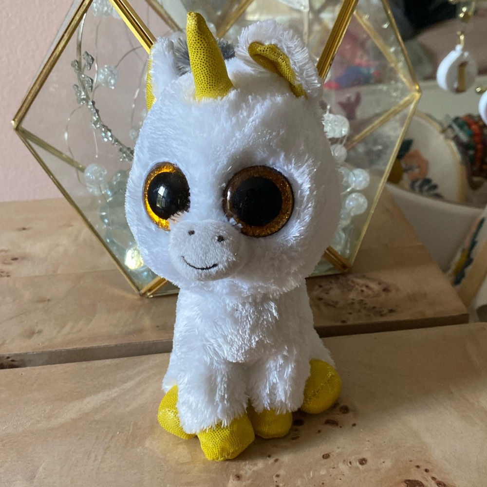Pegasus the Unicorn 6” Beanie Boo no Tags
